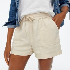 J.Crew Linen Blend Drawstring Shorts